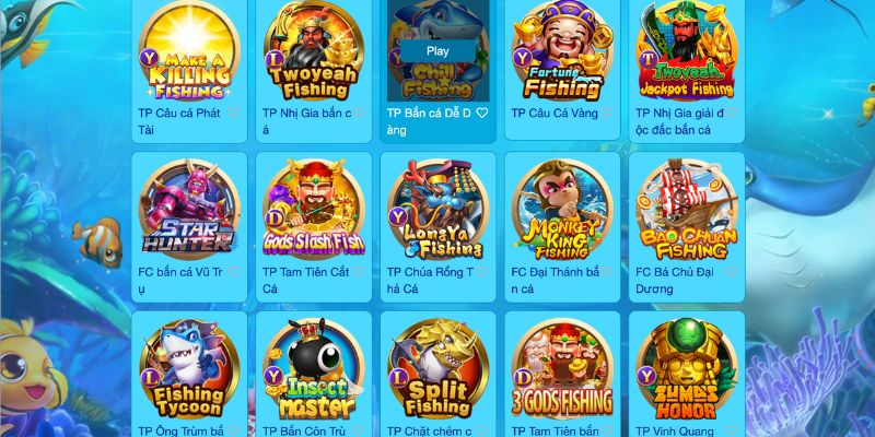 Top game bắn cá đổi thưởng ăn khách