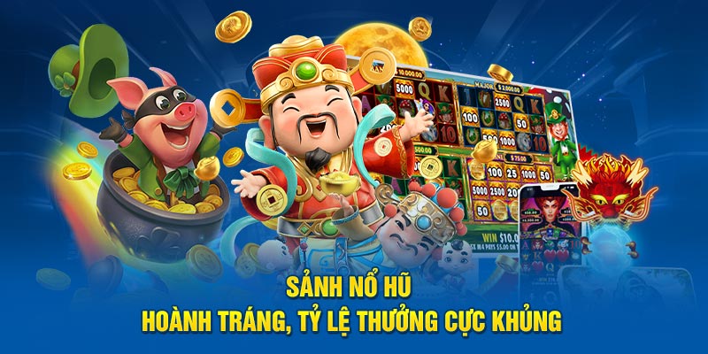 Sảnh nổ hũ Kubet hoành tráng, tỷ lệ thưởng cực khủng