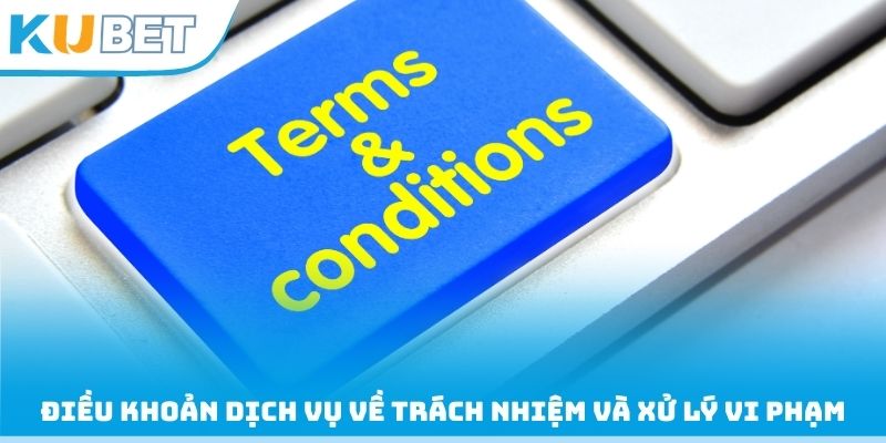 Điều khoản dịch vụ về trách nhiệm và xử lý vi phạm
