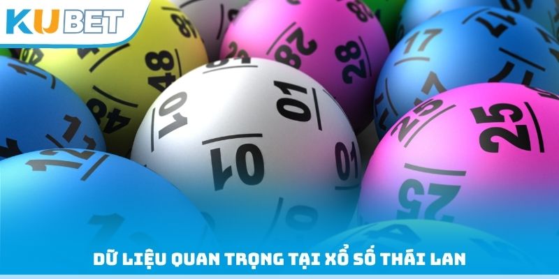 Dữ liệu quan trọng tại xổ số Thái Lan
